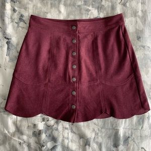 American Eagle Suede Skirt